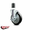 Service Caster Assure Parts 190STCASTB Replacement Caster with Brake ASS-SCC-EX20S514-PPUB-BLK-TLB-112